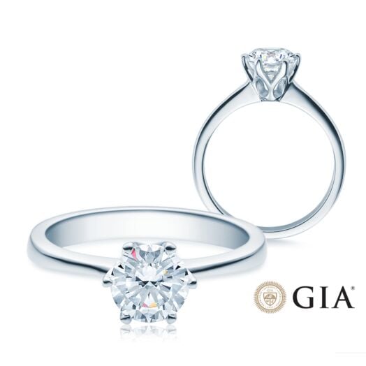 Diamantring 1 karat hot sale