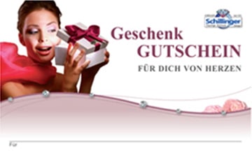 Geschenk Gutscheine